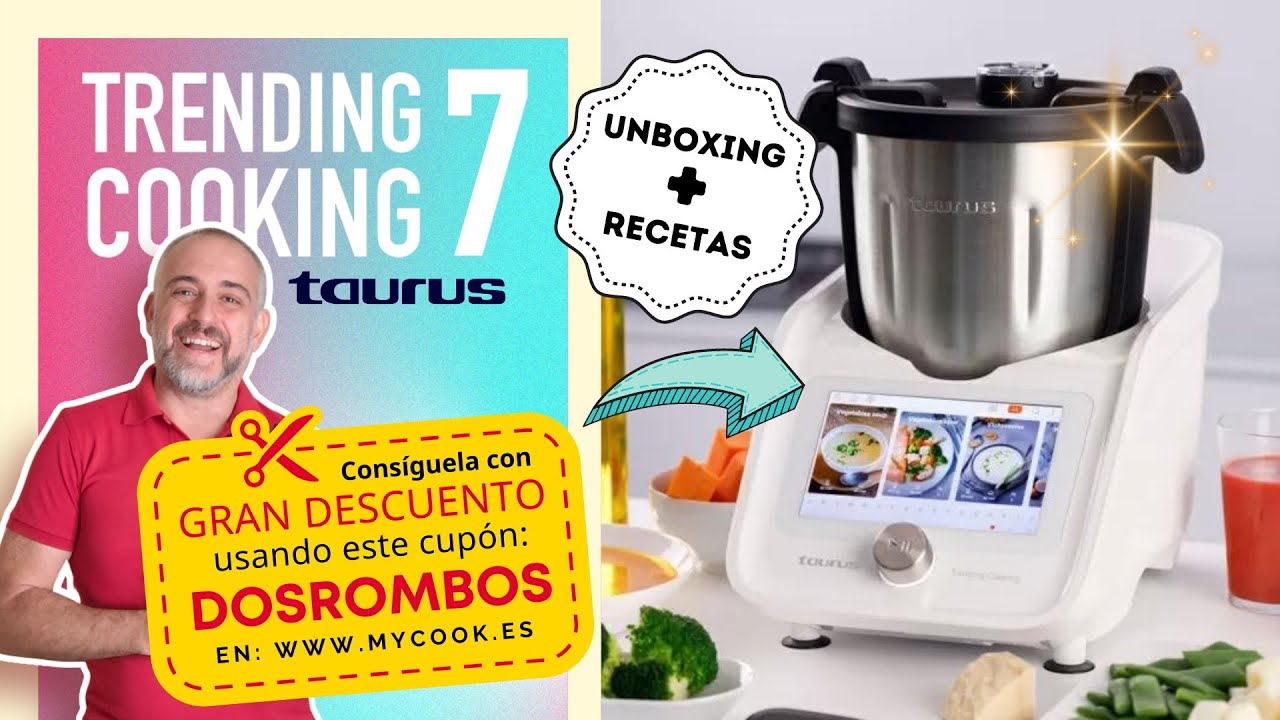📦 🧐Taurus TRENDING COOKING 7 más grande ¿Merece la pena? ANÁLISIS con OPINIONES y RECETAS