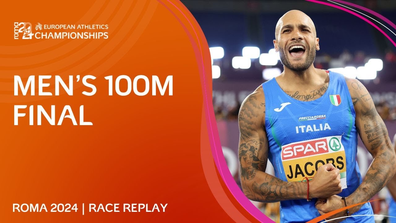 The champion RETURNS!  👑 Men's 100m final replay | Roma 2024