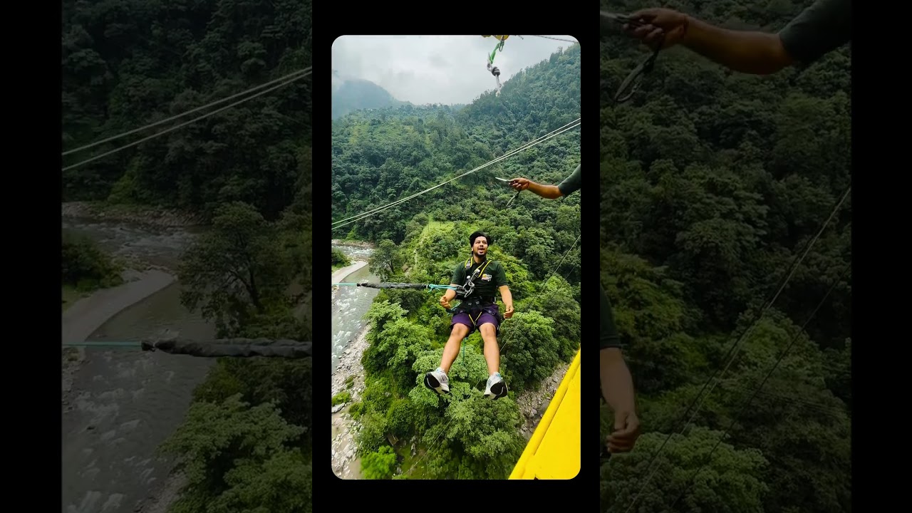 India's Most Thrilling Experience | Cut Chord Bungy | Rishikesh