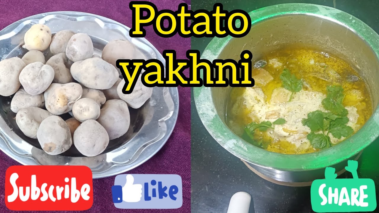 how to make potato yakhni at home