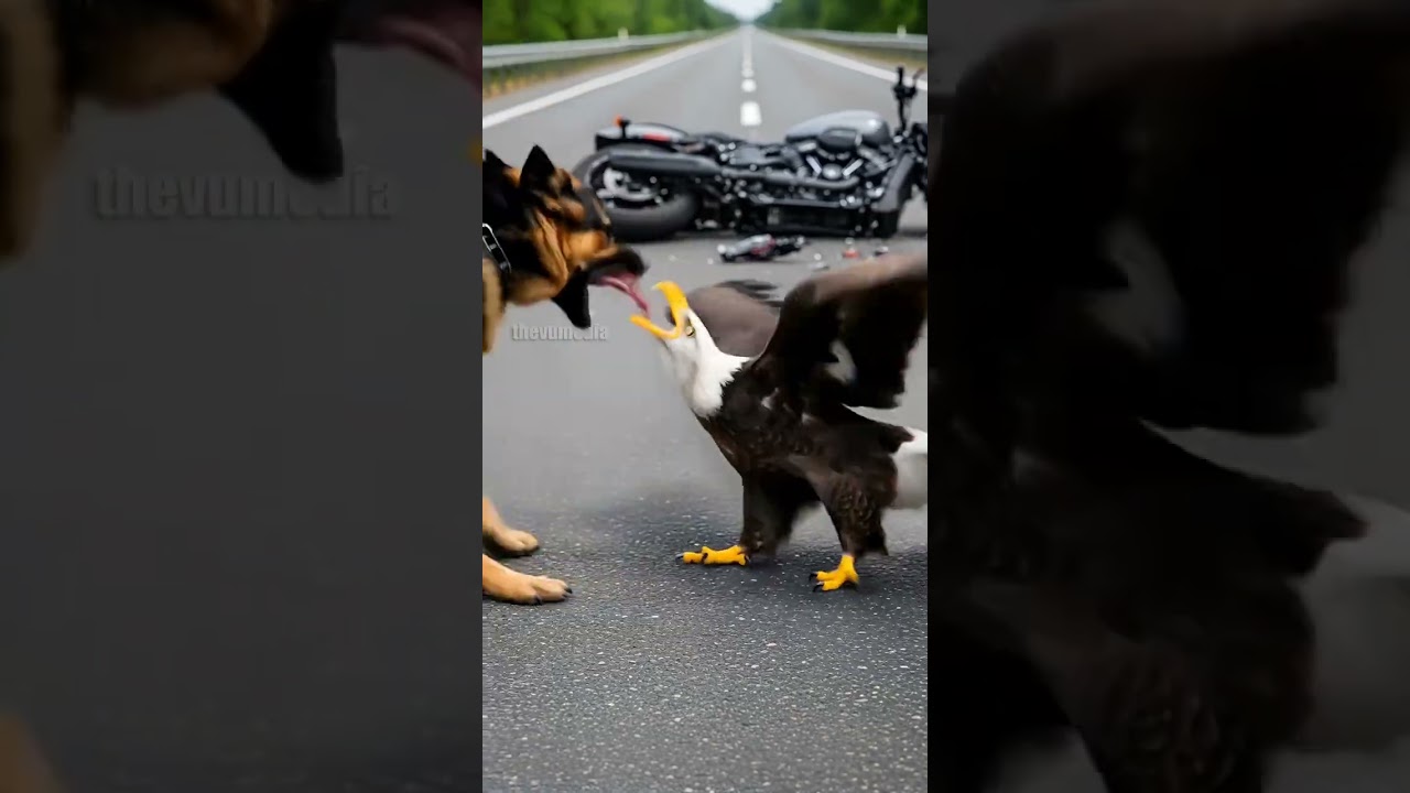 Hero Dog Fights Off Eagle To Save His Owner! 