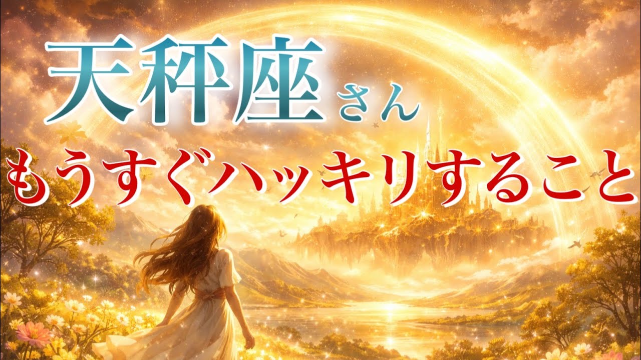 【てんびん座さん👑】もうすぐハッキリすること🪐見た時がタイミング【タロット・ルノルマン・オラクルカードリーディング】