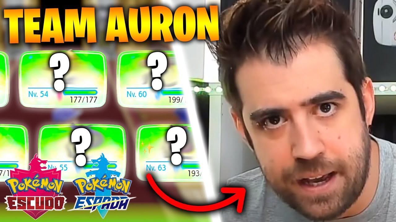 EQUIPO de AURONPLAY (No te lo creerás...) 🤣 Combate ONLINE en Pokémon ESPADA y ESCUDO