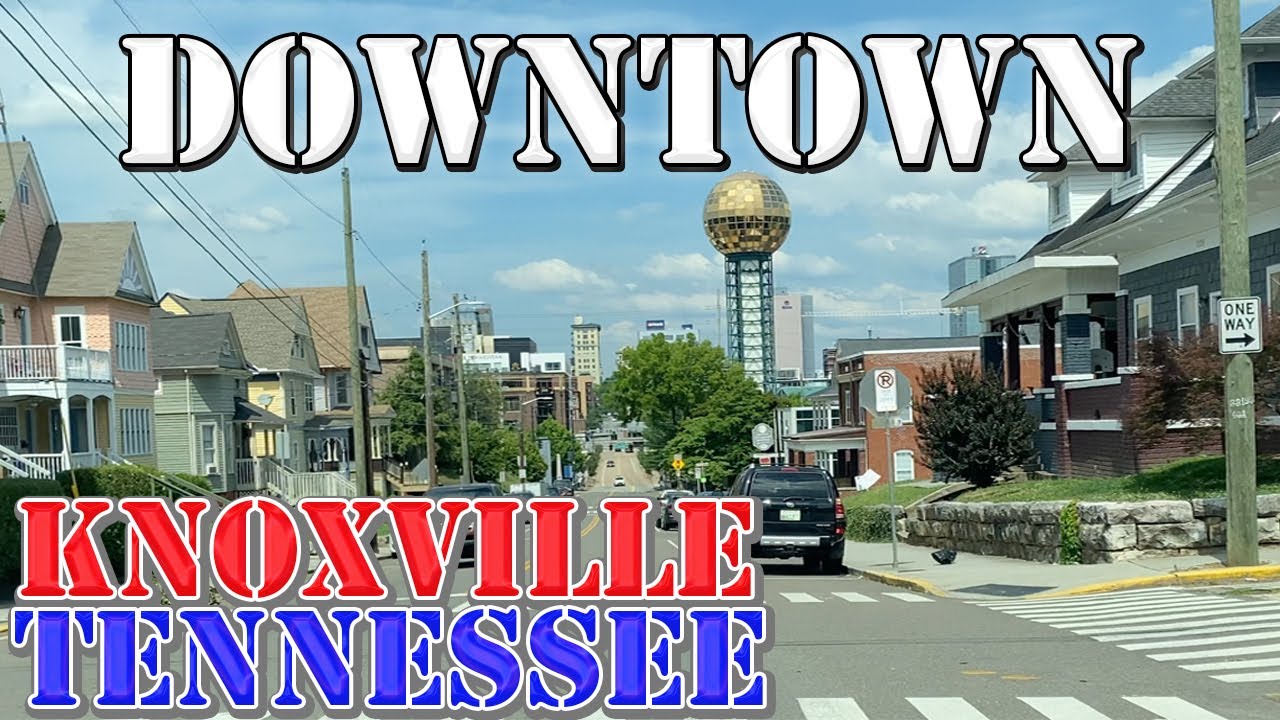 Knoxville - Tennessee - 4K Downtown Drive