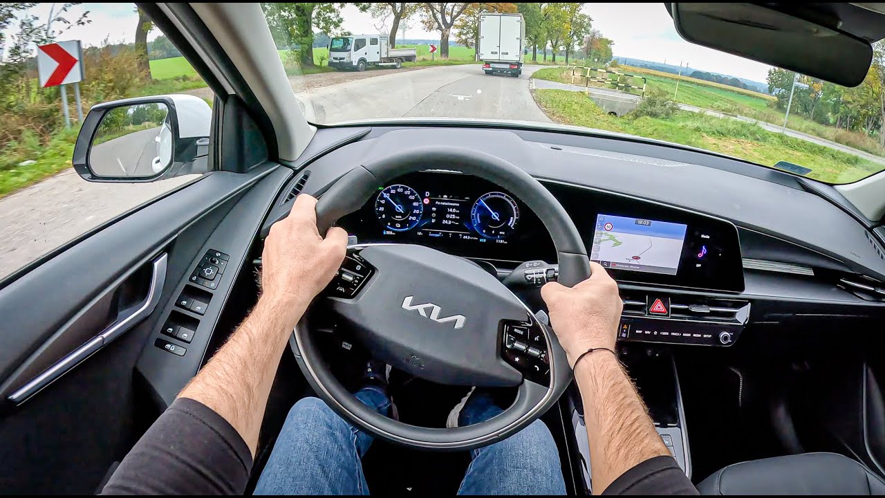 NEW Kia Niro  EV [204HP] |0-100| POV Test Drive #1374 Joe Black