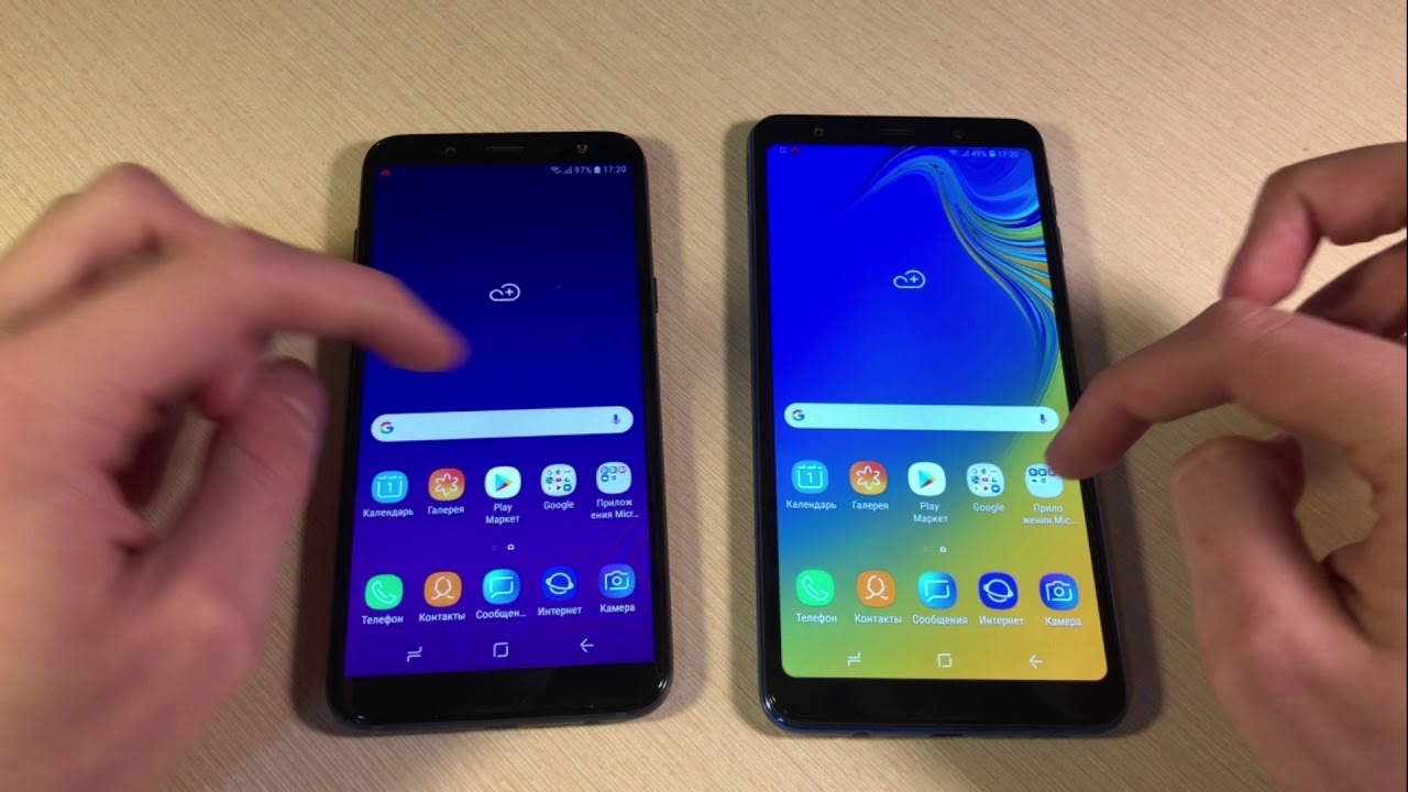 Samsung Galaxy A7 2018 vs Samsung Galaxy A6 2018
