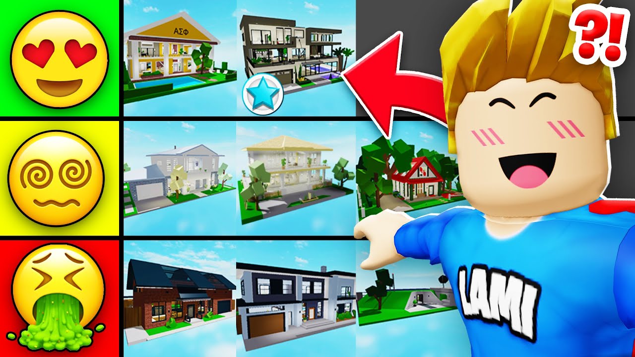 ich BEWERTE alle H&Auml;USER von Brookhaven! (Roblox)