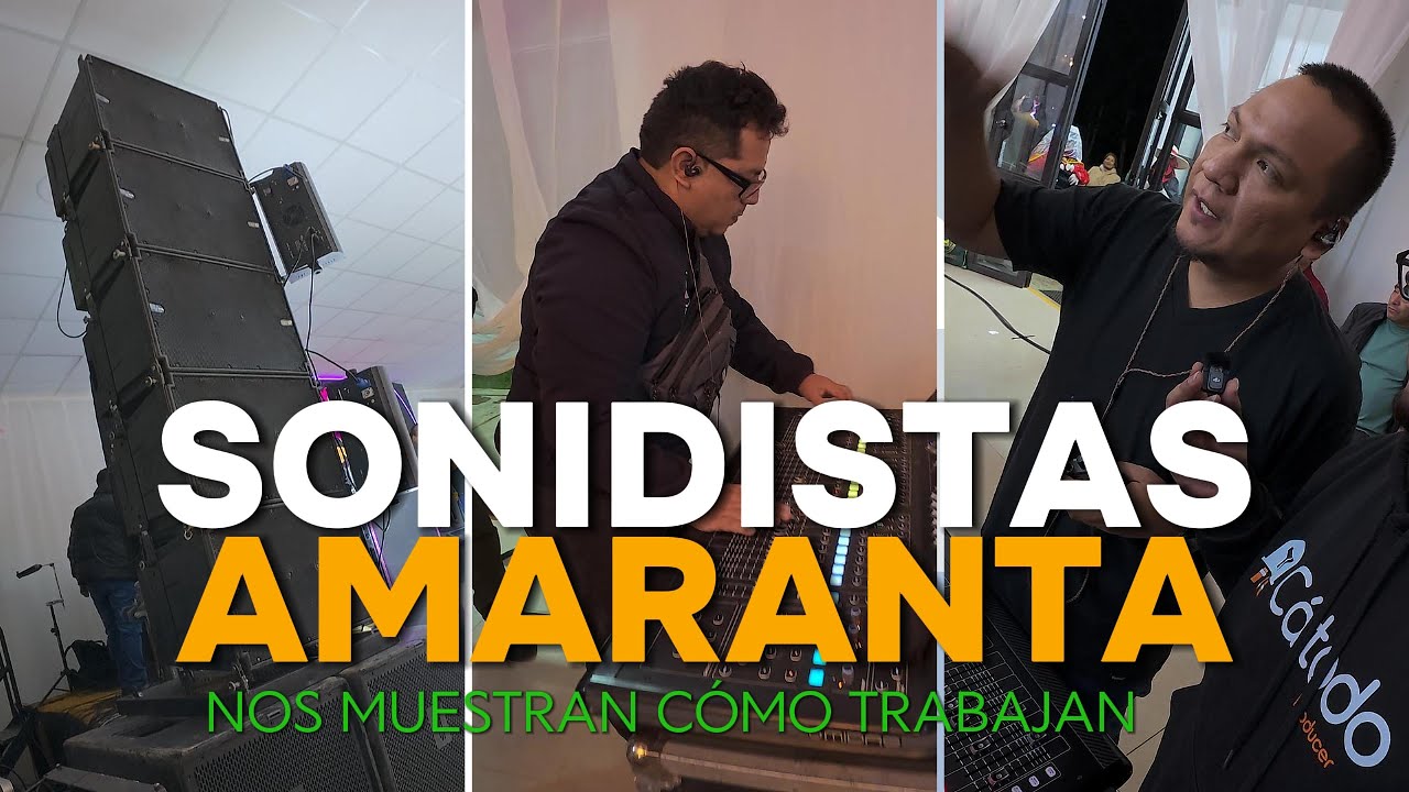 🎶🥁 LLEVAMOS LA BATERÍA Y NOS COLAMOS! 🤫🔥 | ENTREVISTA A SONIDISTAS DE AMARANTA 🎤 / PARTE 2