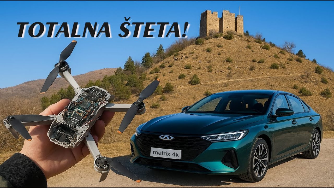TOTALNA ŠTETA, uništen DJI mini 2 dron na Magliču - Chery Arrizo 8 Plug-In Hybrid test vožnja