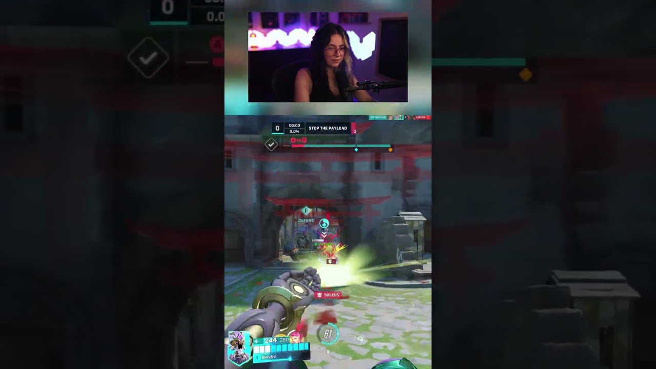 Гравитация была огромной 🤯 #overwatchclips #overwatchgameplay #overwatch