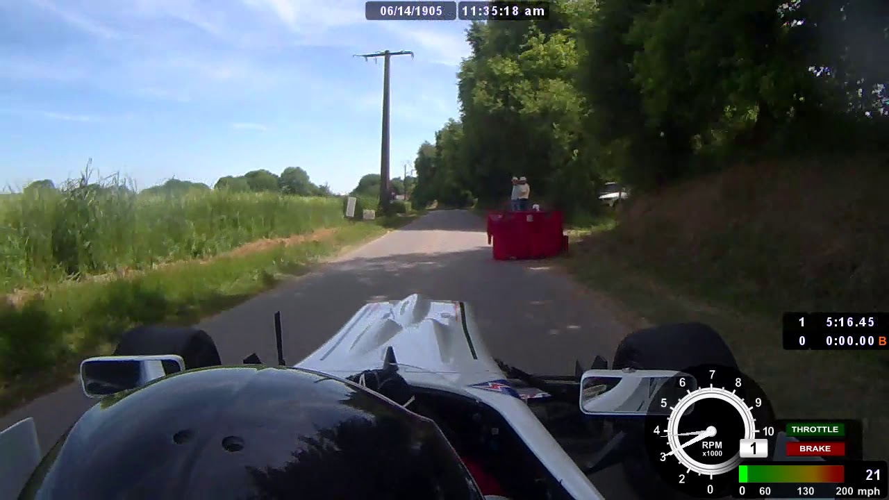 Rory Stephens St Goueno Hillclimb Dallara F308
