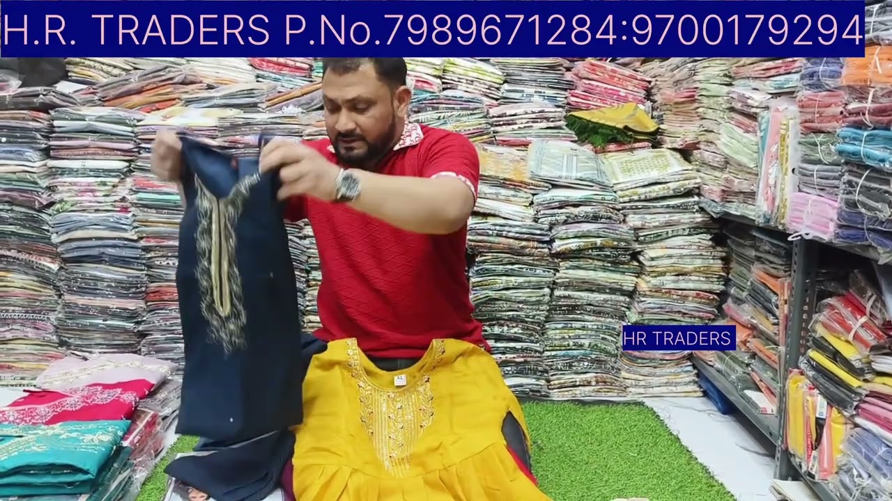 H.R Traders & Wholesale kurtis dresses  Dewan Devdi market Hyderabad pNo. 7989671284;970017929