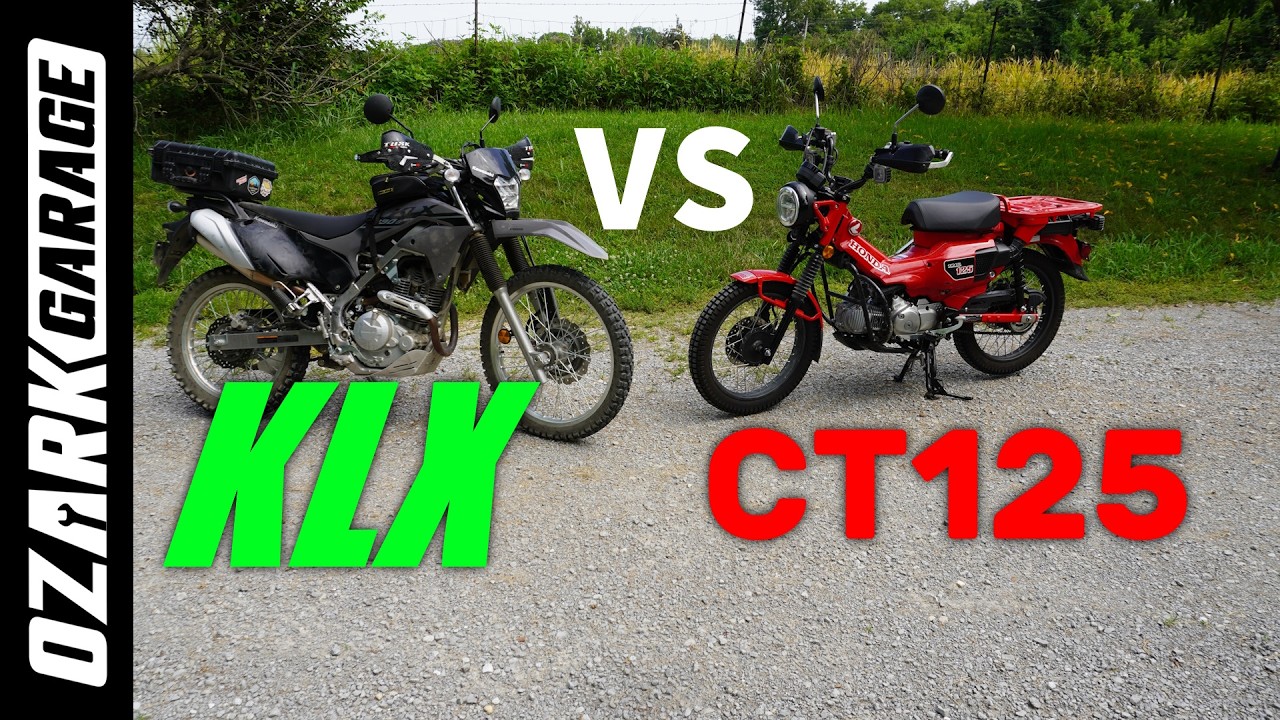 Beginner Dual Sport Shootout! Kawasaki KLX230s vs Honda Trail 125