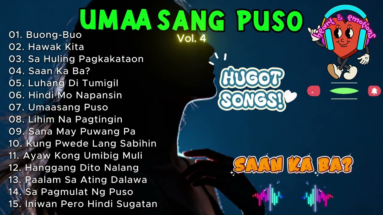 ‼️UMAASANG PUSO ❤️‍🔥 I PINOY HIT SONGS 💔 #hugotsong #hugot #opm #music