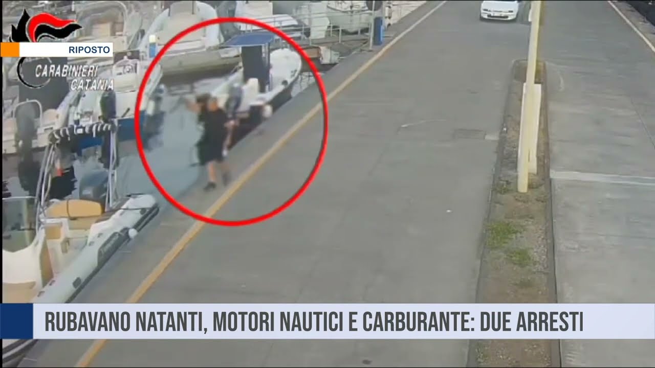 Riposto. Arrestati due fratelli: rubavano natanti, motori nautici e carburante