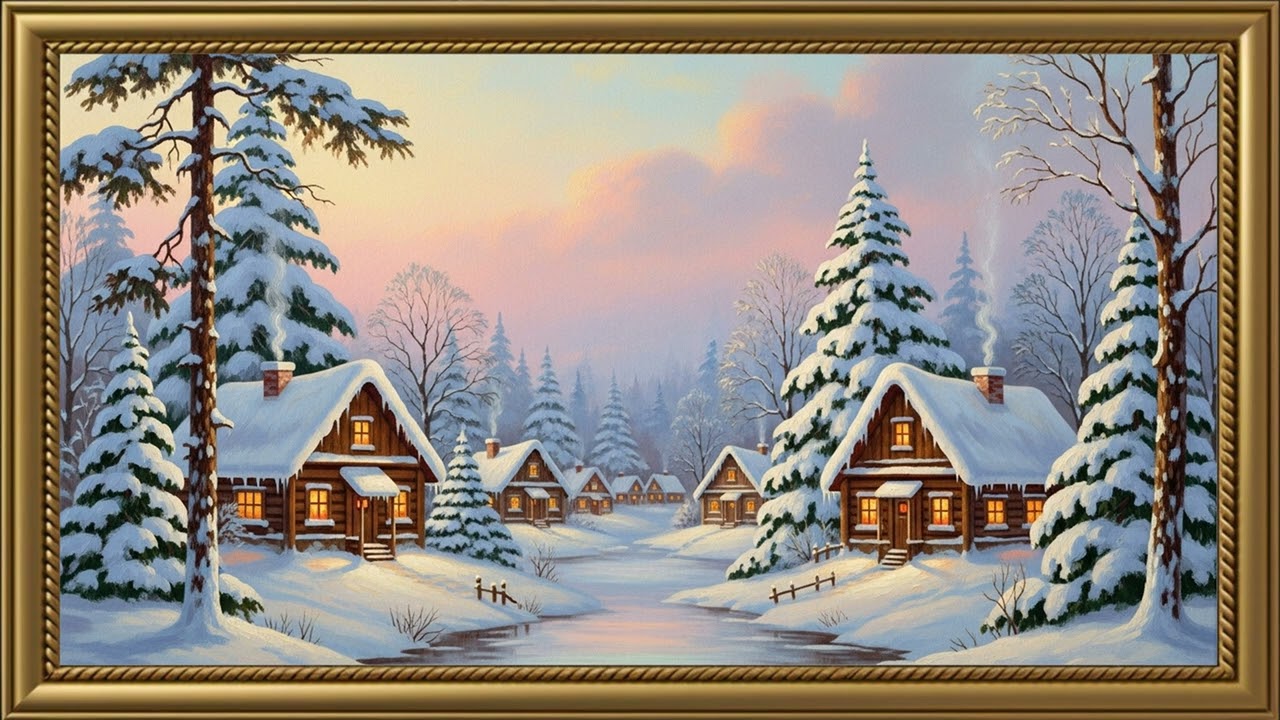 Elegant Vintage Painting Display | Quiet Art Video for Home TV