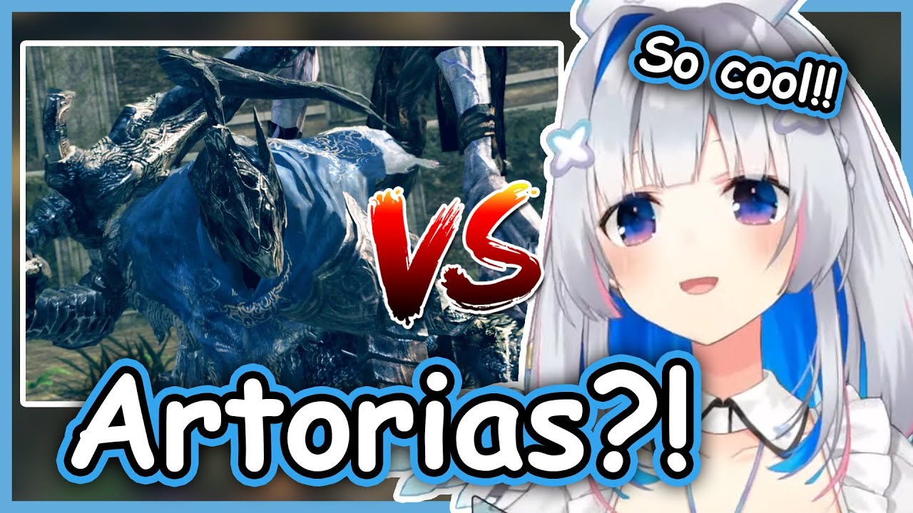 Kanata Was Surprised That Artorias Appeared In DLC【Amane Kanata】【Hololive】【Eng Sub】