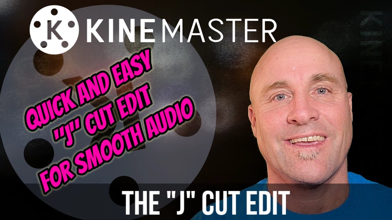 Creating a J cut edit effect using Kinemaster for mobile