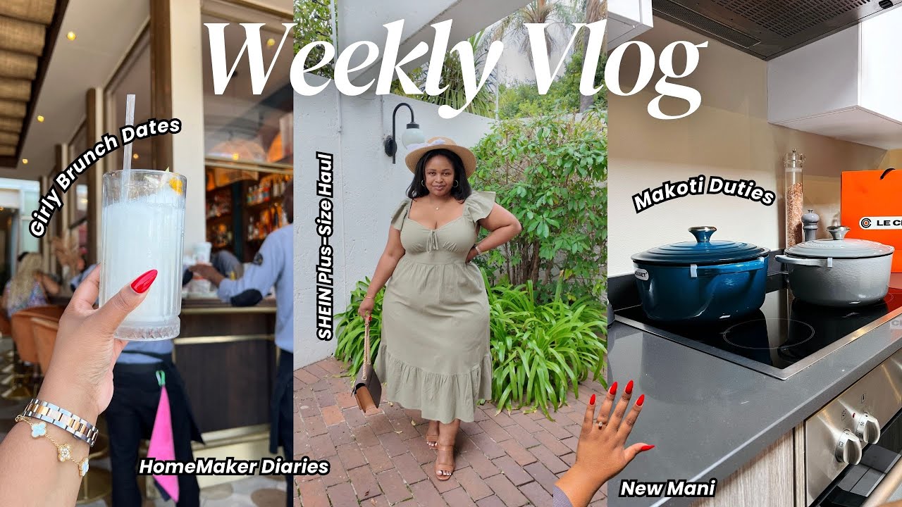 Weekly Vlog | Homemaker Diaries, Girly Dates, Makoti Duties, SHEIN Haul & Evening Skincare Routine