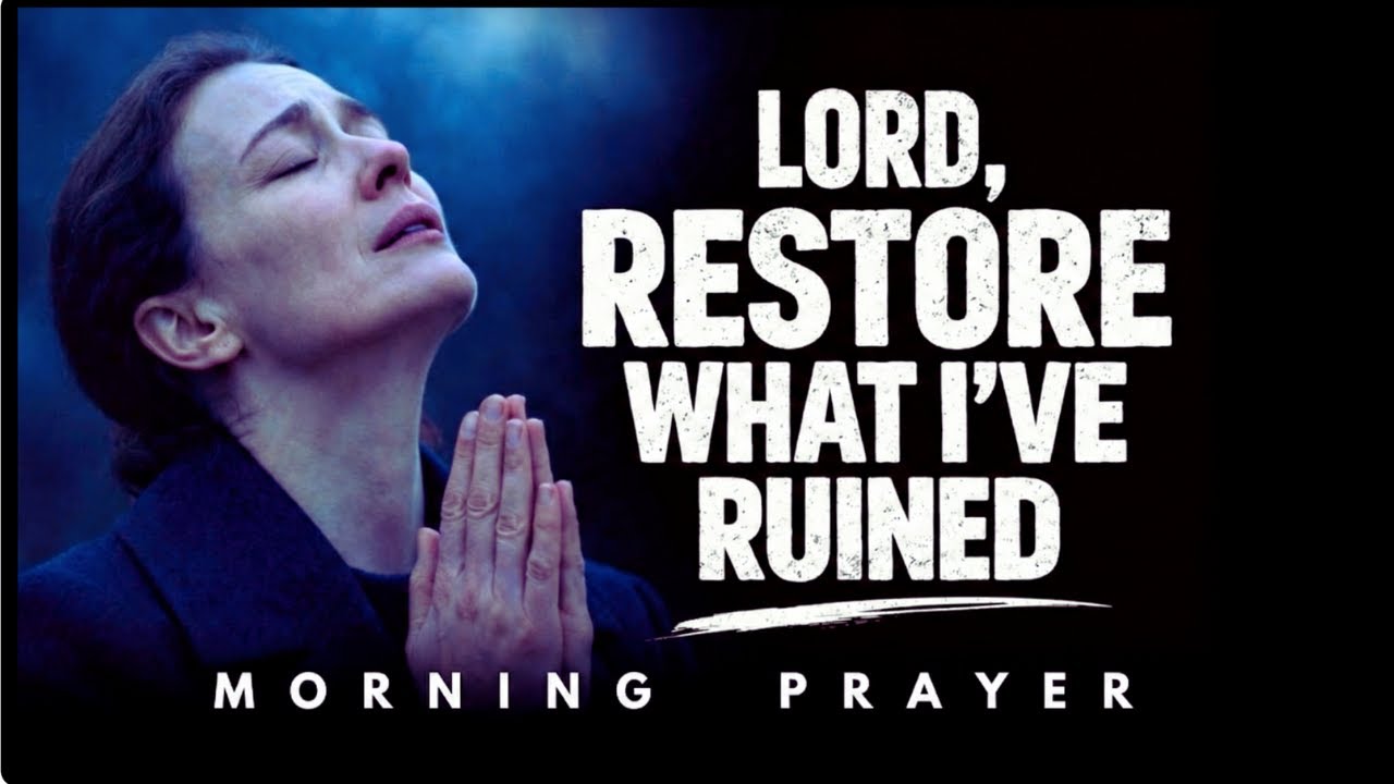 Lord, Correct Me Without Crushing Me And Restore My Heart | Morning Prayer