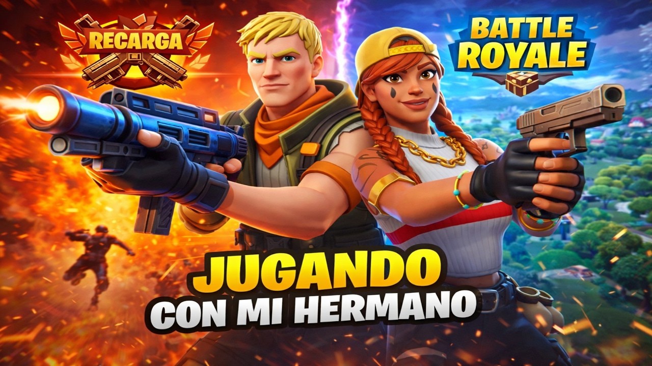 🔥DOBLE ACCIÓN en FORTNITE | Recarga + Battle Royale