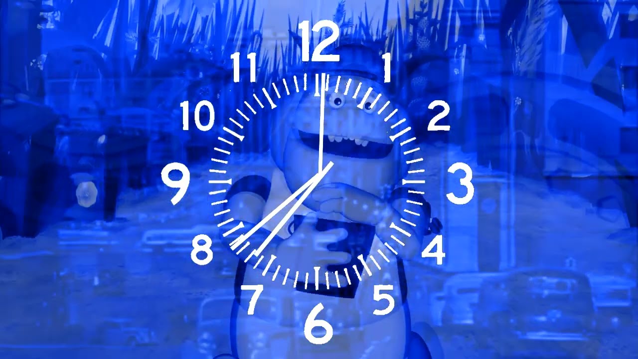 Часы ОРТ 1997-2000 (Рекострукция на фоне москвы и лунтика)