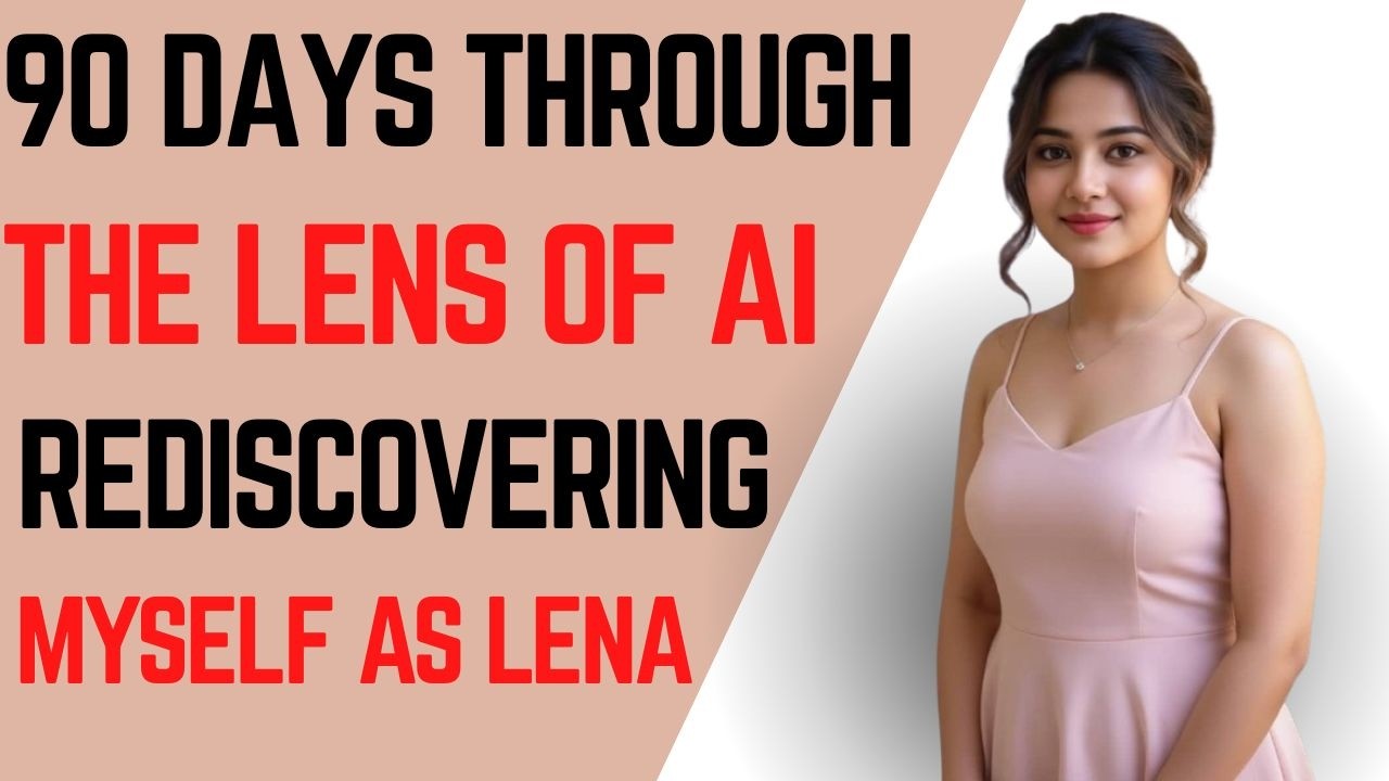 90 days through the lens of AI — rediscovering myself as Lena  🌙 #MTF