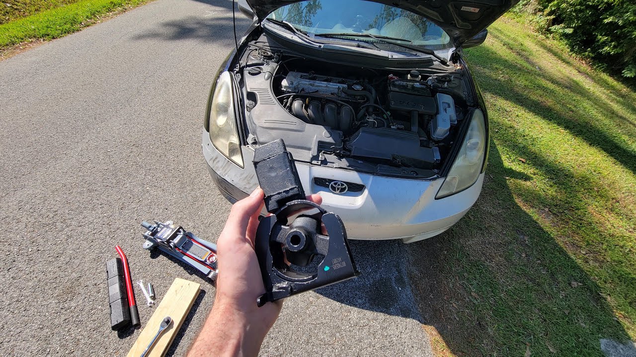 How to Replace the Front Motor Mount on your Toyota Celica: