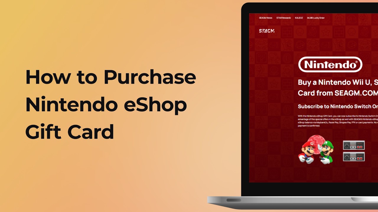 Как купить и активировать подарочные карты Nintendo eShop (быстро и легко!)