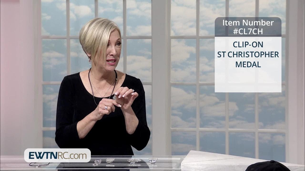 CL7CH_CLIP-ON ST CHRISTOPHER MEDAL
