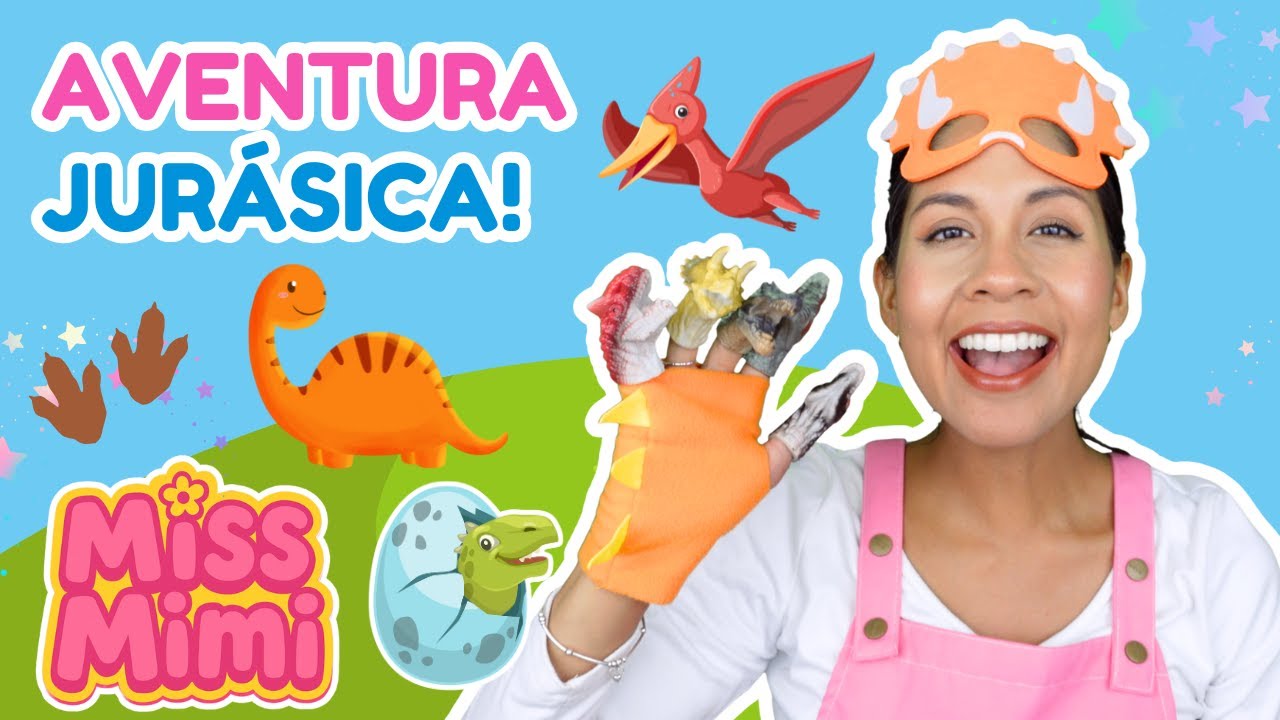 Dinosaurios para niños | Juegos de dinosaurios | Videos educativos para niños con Miss Mimi