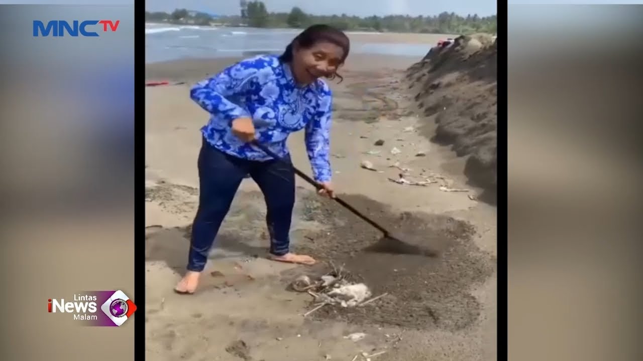 Susi Pudjiastuti Kesal Banyak Sampah di Pantai Pangandaran #LintasiNewsMalam 10/05