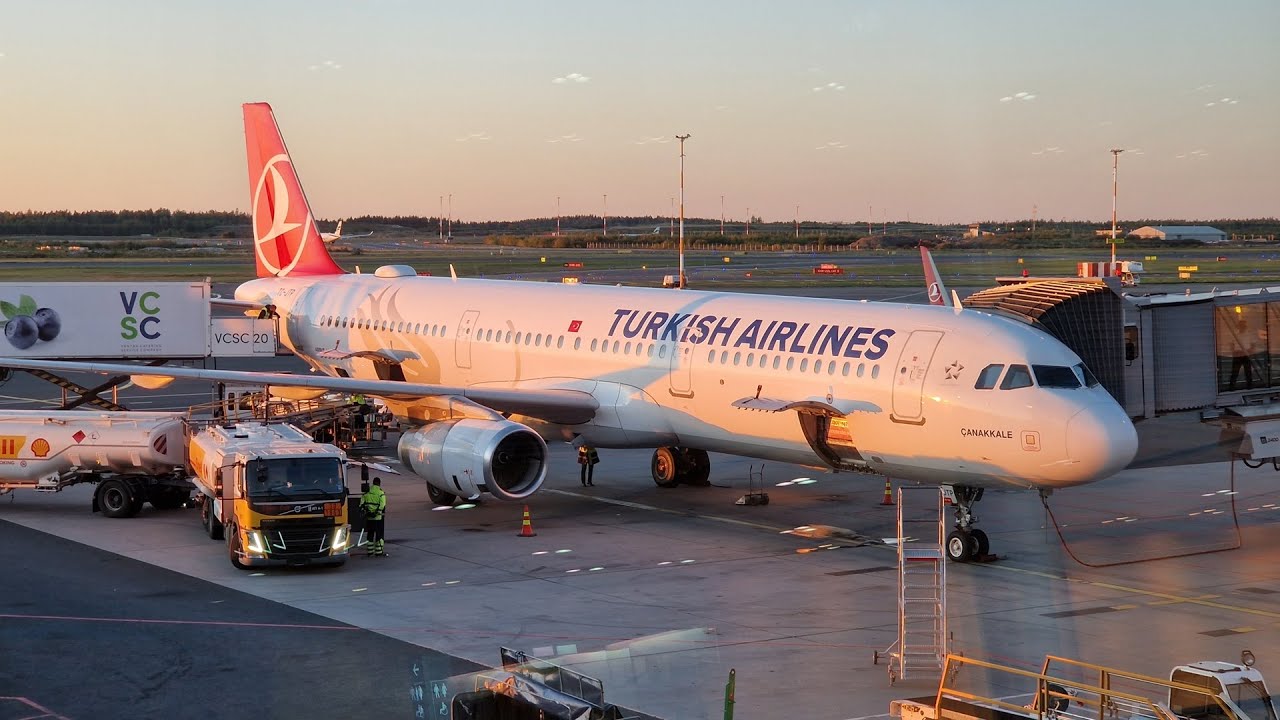 Turkish Airlines Business Class A321 Helsinki-Istanbul