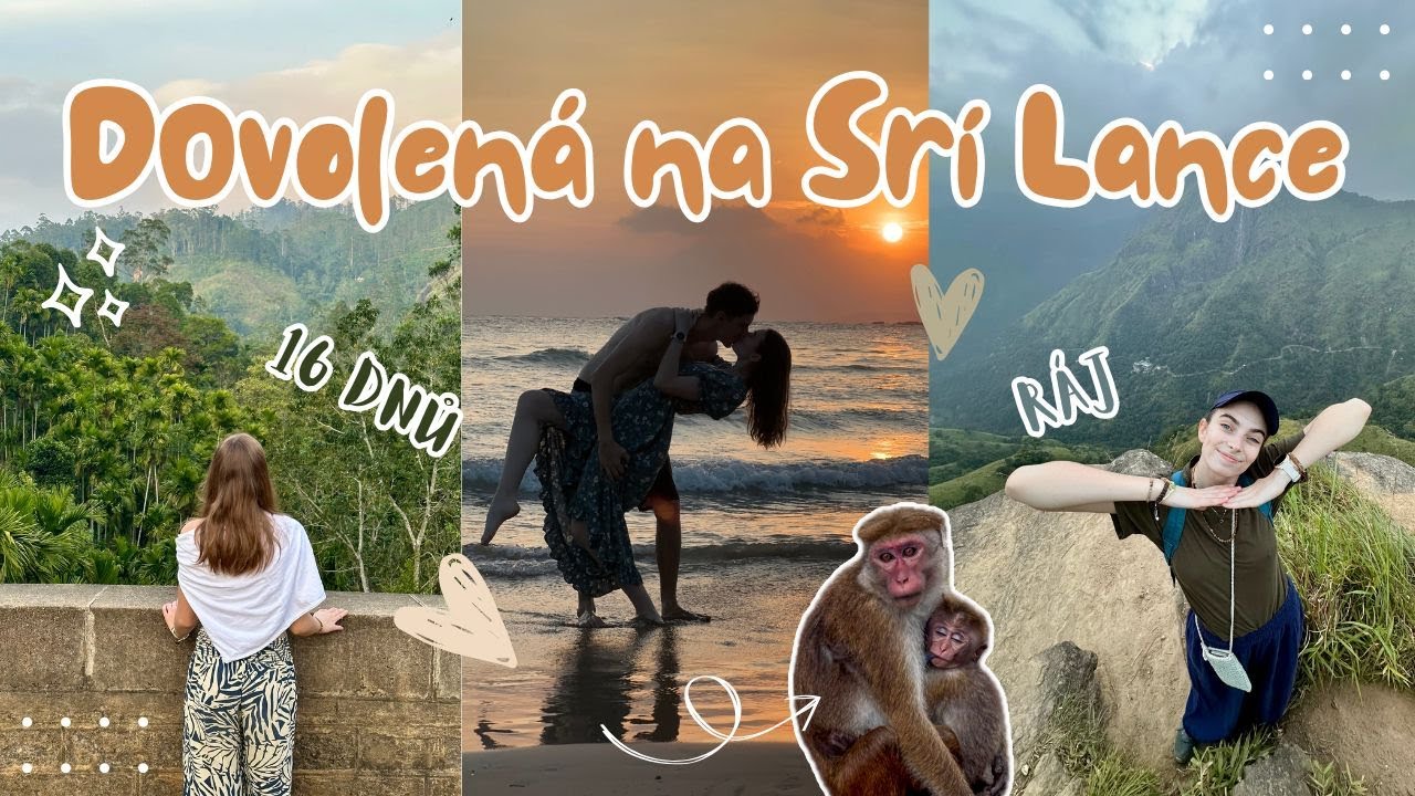 16 DNŮ NA SRÍ LANCE! VLOG - opice, infekce v palci, surfing, doktoři, Adam´s peak a mnoho dalších..