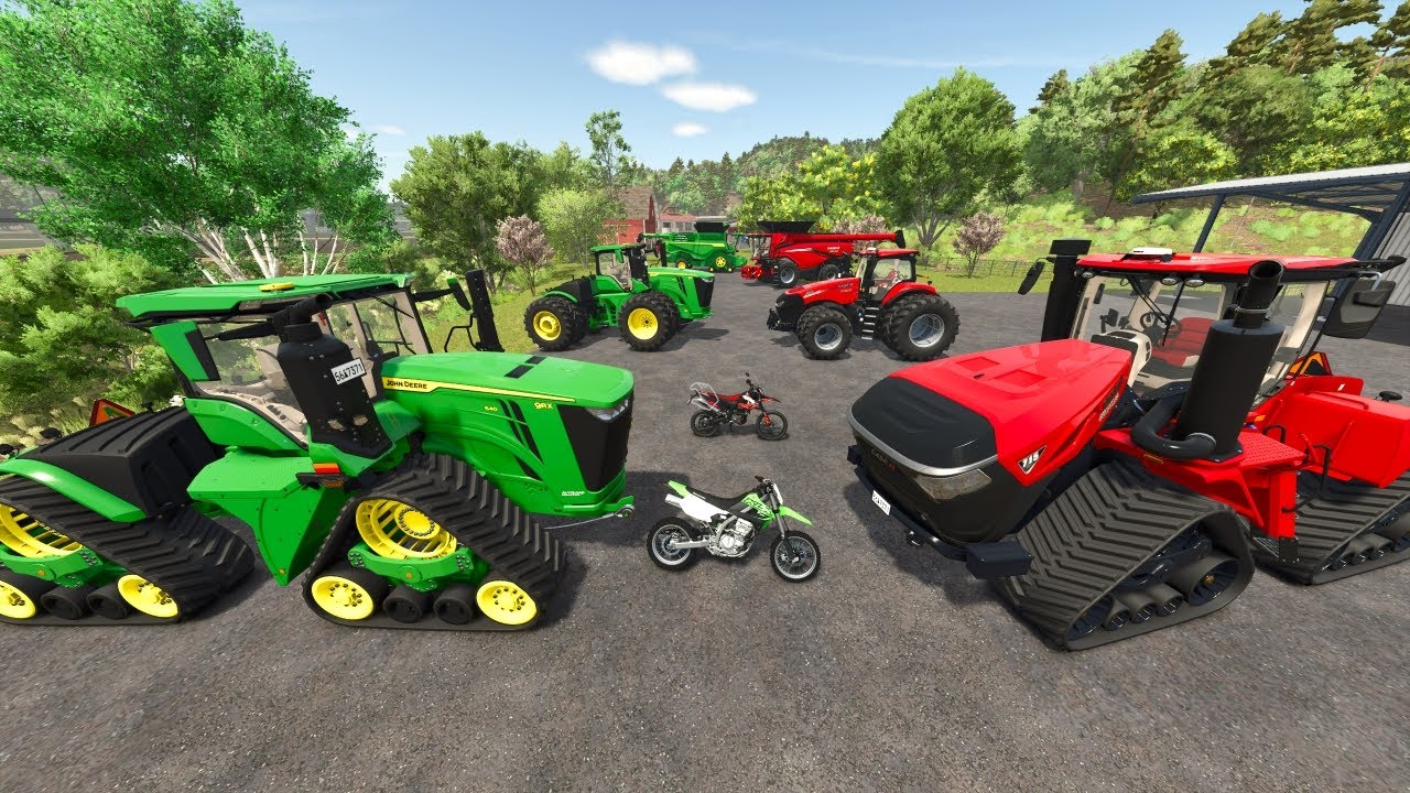Farmers Battle with Tractors and Trucks | Farming Simulator 25