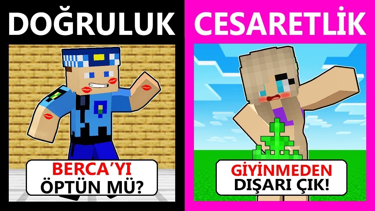 BERCA VS DOĞRULUK MU CESARET Mİ? - Minecraft Filmi
