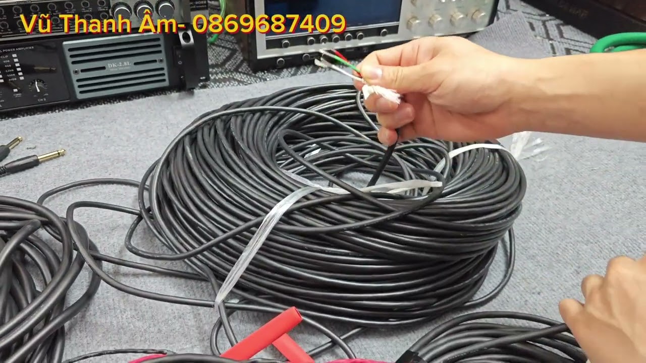 Xả kho dây loa bãi Nhật chuẩn - Chất Lượng lõi đồng mạ bạc xịn chỉ từ 50k!!!