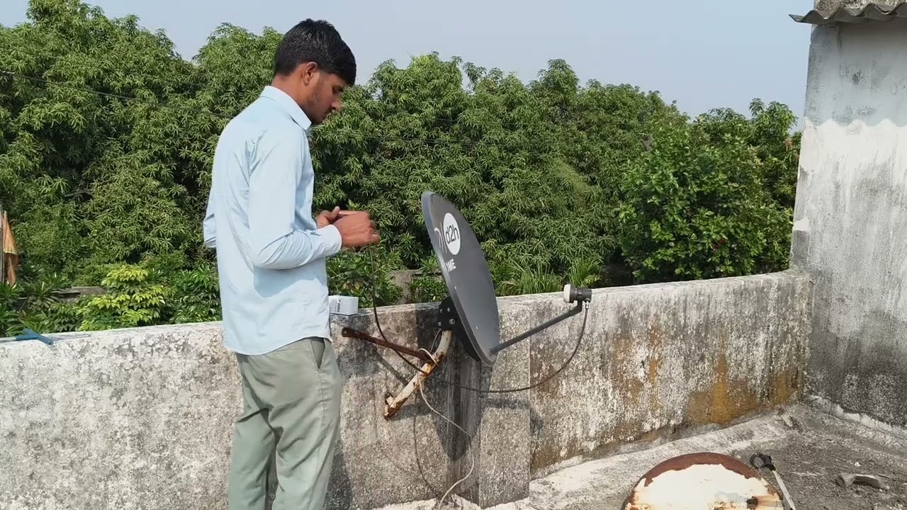 DD free dish signal setting or fitting 
