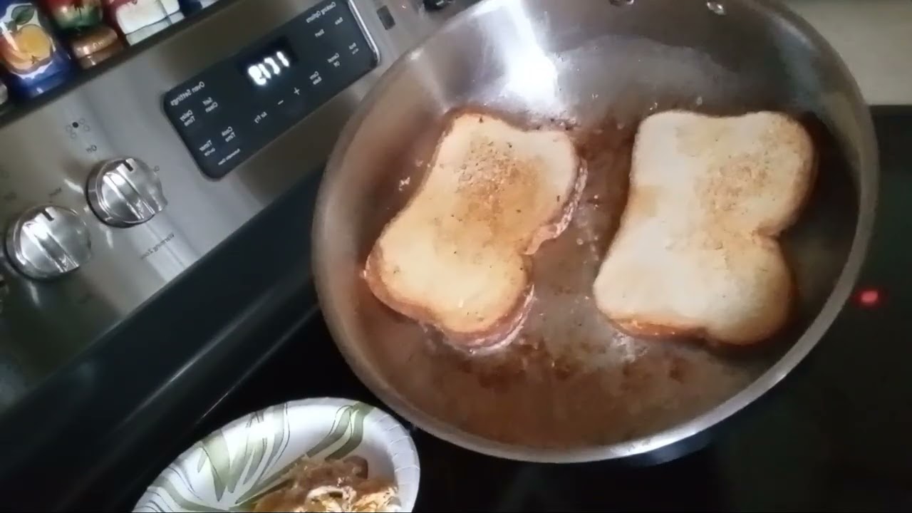 How to make a Sweet and Savoy Breakfast Dinner Sandwich,  Egg, Turkey, and Ham Recipe 
