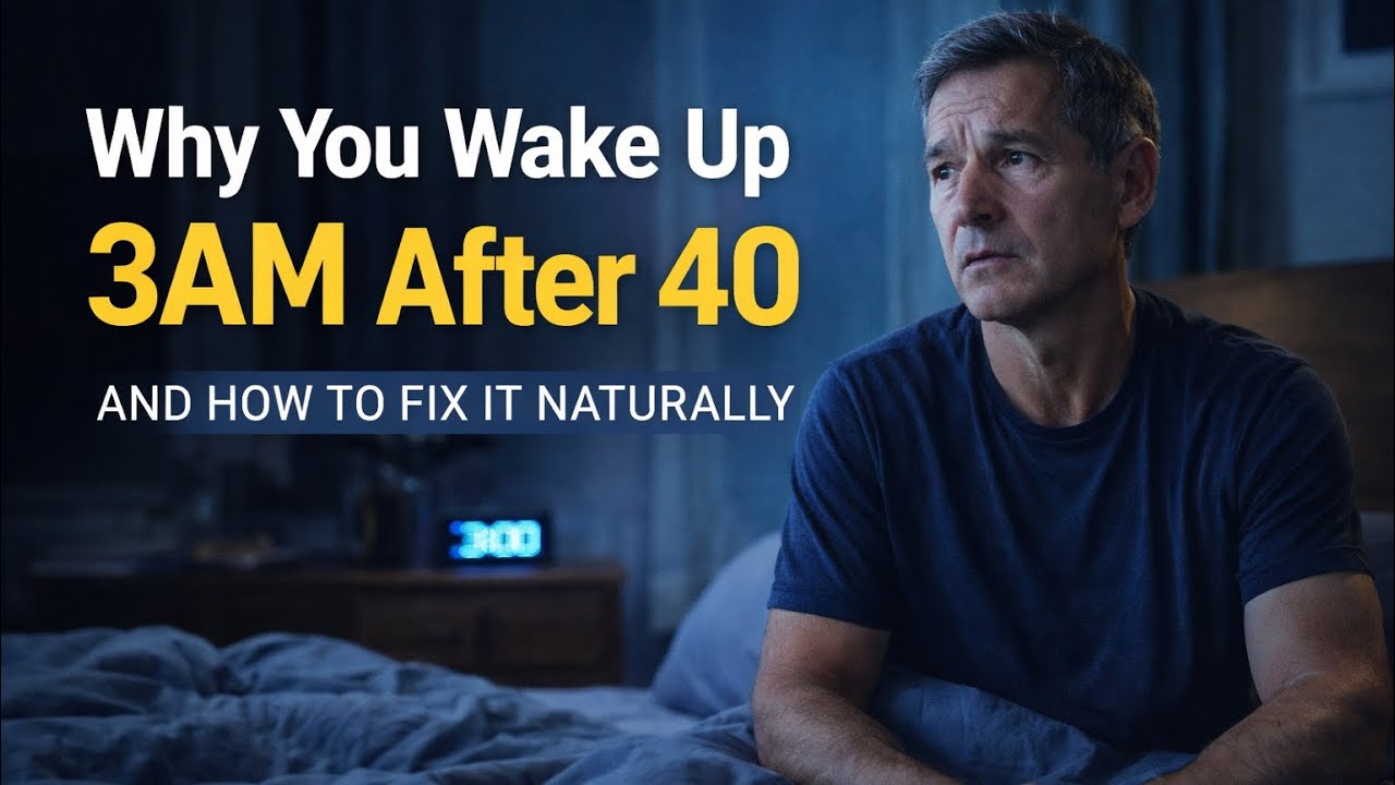 Why You Keep Waking Up at 3AM After 40 