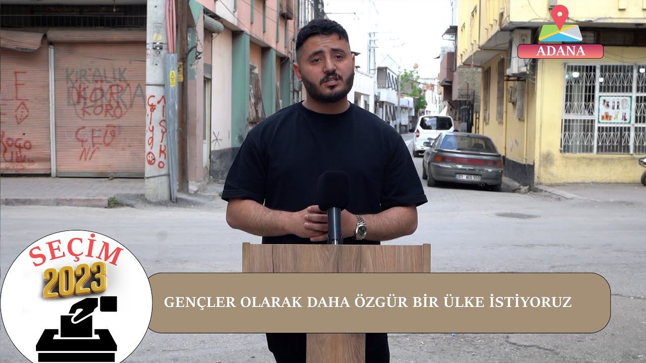 GENÇLER OLARAK DAHA ÖZGÜR BİR ÜLKE İSTİYORUZ - ADANA