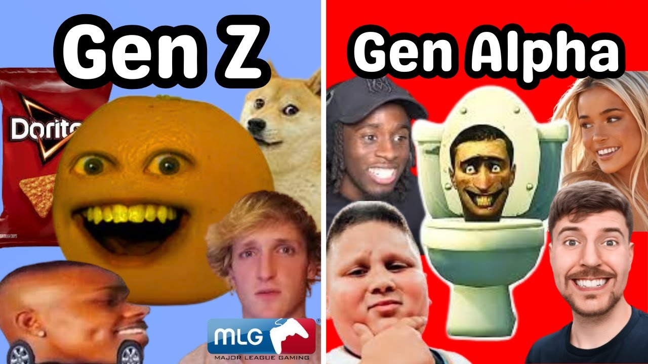 Тест на мозговую гниль Gen Z против Gen Alpha