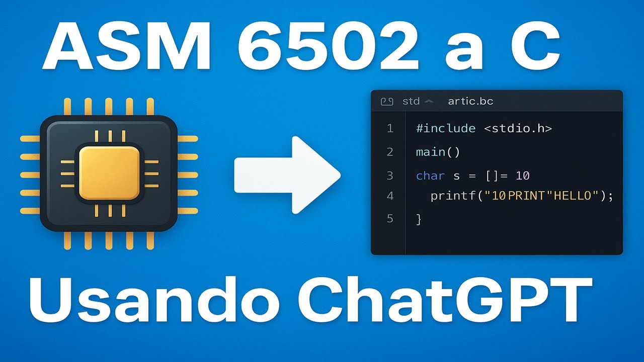 Microsoft libera el BASIC 6502 de 1977: ¡Lo convierto a C con IA!
