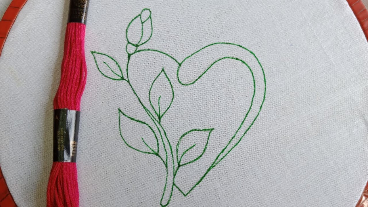 Hand Embroidery All over Design for Beginners-93,All over Design for Dress,সুতি কাপড়ে হাতের কাজ