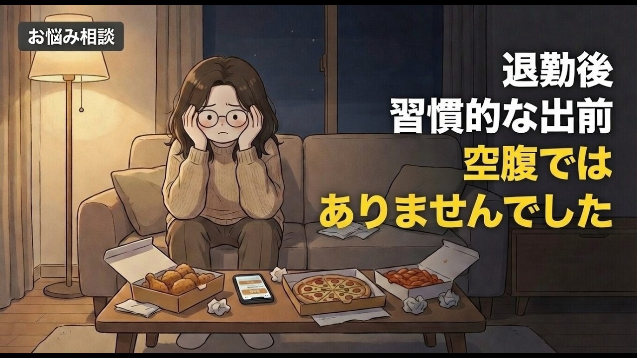 お腹が空いているわけじゃない。退勤後に出前を頼む前に、たった10分だけこの動画を見てください