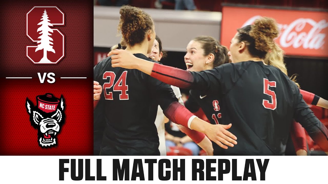 Stanford vs. NC State Full Match Replay | 2025 ACC Volleyball