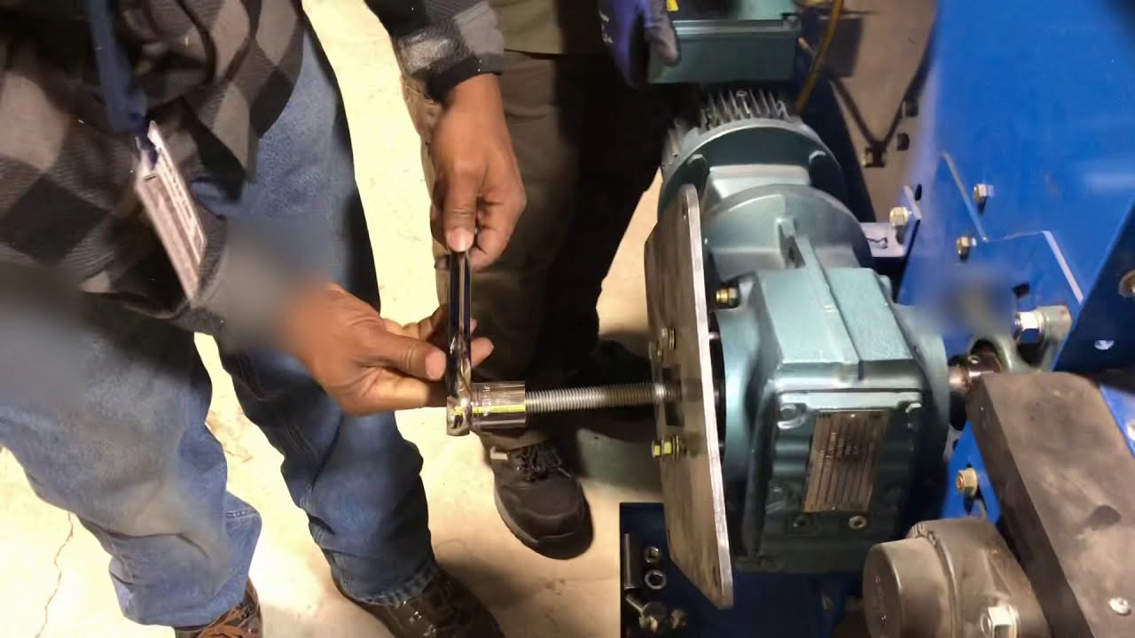 Conveyor Gear box removal