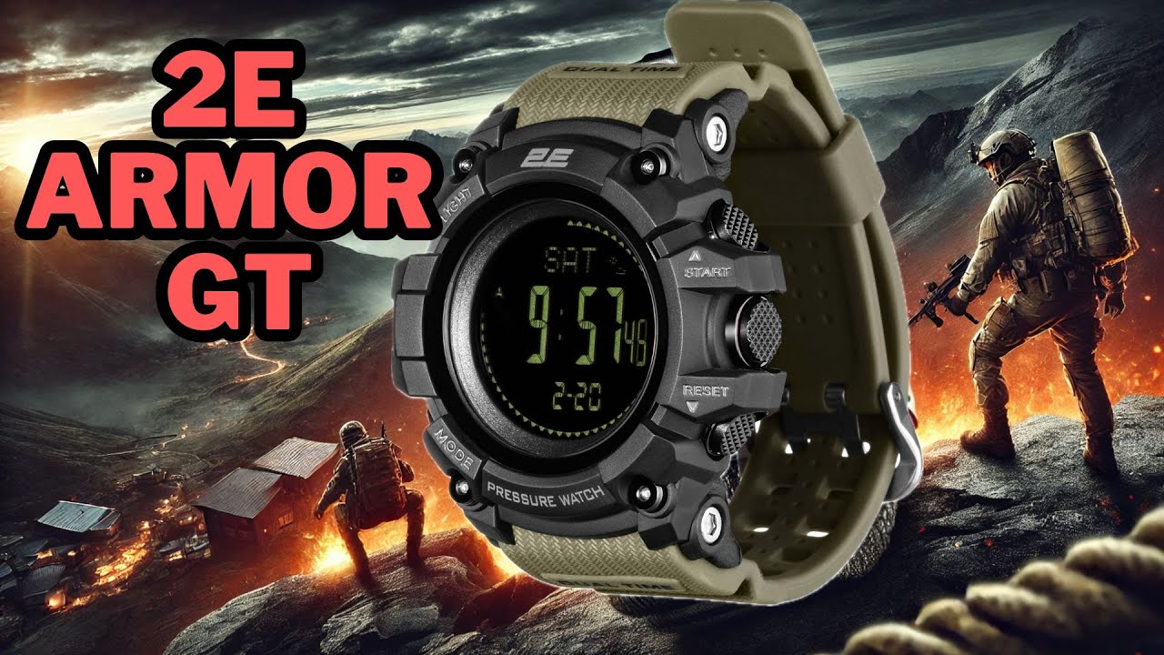 Тактичний годинник 2E Armor GT ⌚ Гідний вибір за невеликі гроші? Повний огляд для ЗСУ