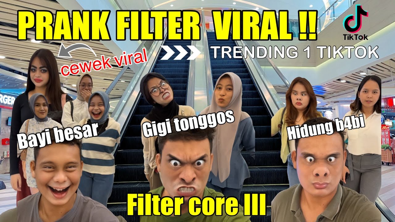 PRANK FILTER TRENDING 1 TIKTOK | PRANK FILTER | PRANK ESKALATOR | PRANK PEKANBARU