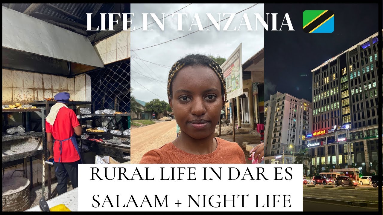 СЕЛЬСКАЯ ЖИЗНЬ В ТАНЗАНИИ 🇹🇿: НАСТОЯЩИЕ УЛИЦЫ ДАР-ЭС-САЛАМА + НОЧНАЯ ЖИЗНЬ
